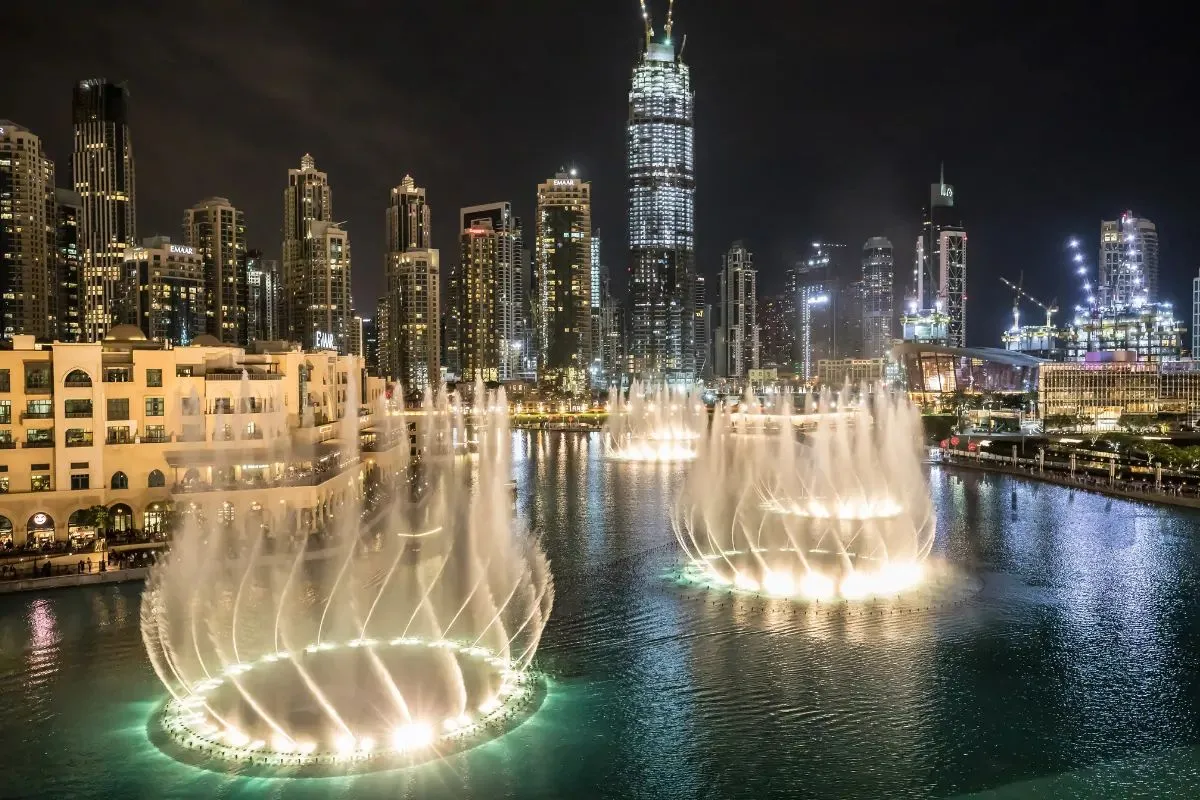 fontanny Dubaj