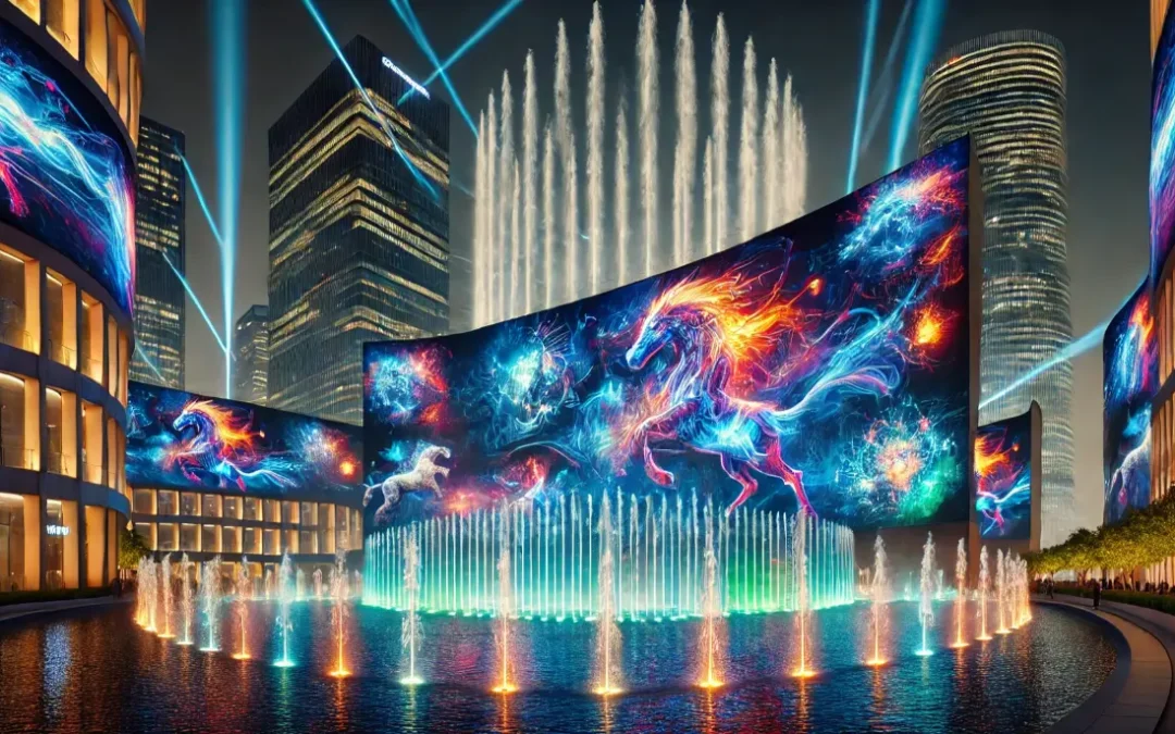 Zastosowanie hologramów w&nbsp;fontannach: Efekty wizualne przyszłości