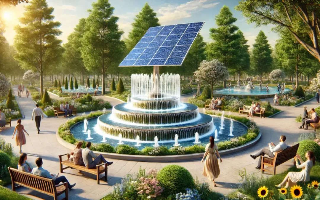 Fontanny solarne: Wykorzystanie energii słonecznej w&nbsp;projektach wodnych