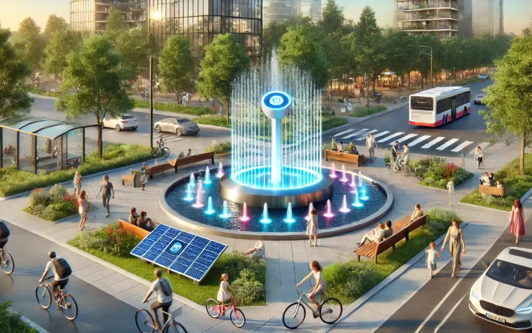 Smart Fountain 2.0: integracja z&nbsp;miejskimi systemami zarządzania energią i&nbsp;wodą