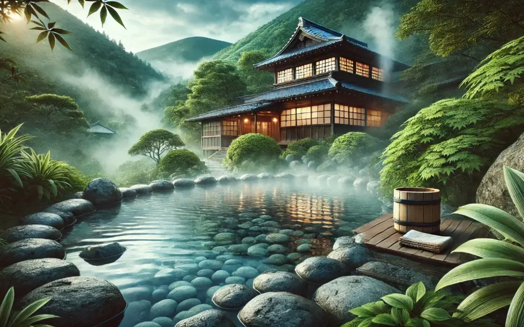 Fontanny i&nbsp;źródła termalne w&nbsp;Japonii: onsen i&nbsp;sztuka relaksu