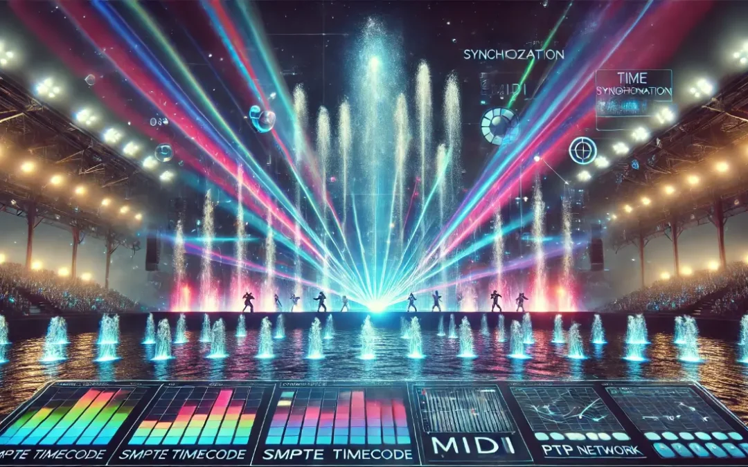 Algorytmy synchronizacji czasu rzeczywistego: Protokół SMPTE i&nbsp;MIDI w&nbsp;choreografii wodno-świetlnej – Osiągnięcie precyzji do&nbsp;1 ms
