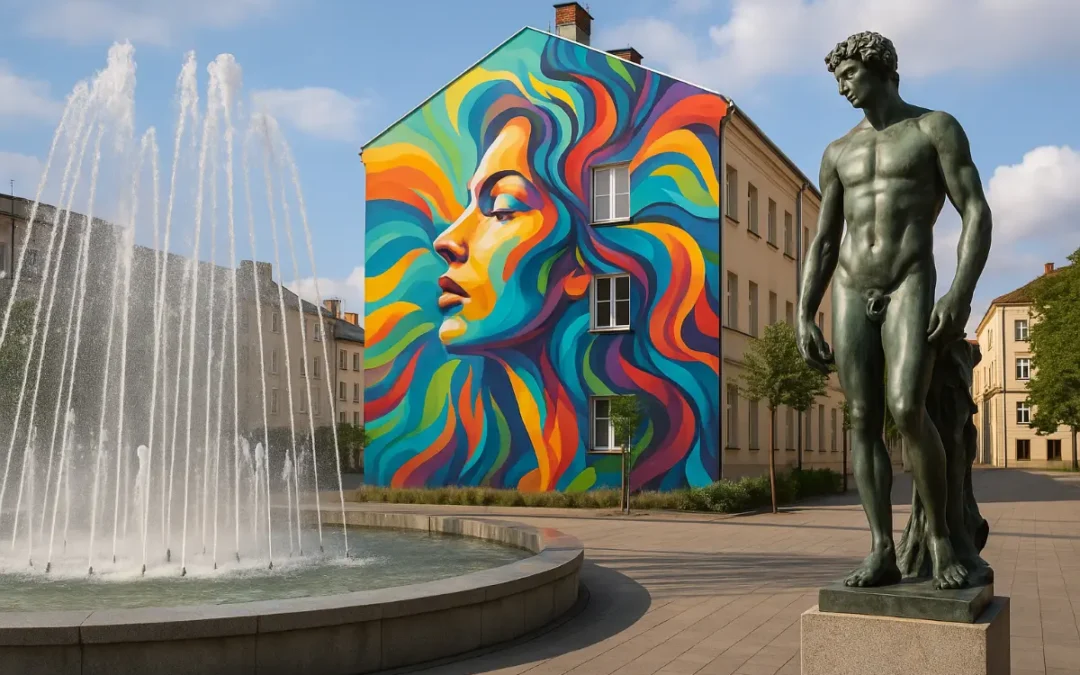 Fontanna, mural czy&nbsp;rzeźba? Analiza kosztów i&nbsp;korzyści społecznych różnych form sztuki publicznej.