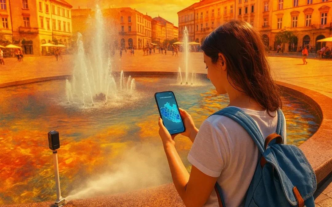 LoRaWAN i&nbsp;„citizen sensing” – otwarte dane o&nbsp;mikroklimacie wokół fontann i&nbsp;ich zastosowanie w&nbsp;urbanistyce