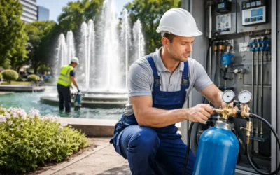 CO₂ zamiast kwasów – regulacja pH w obiegach fontann bezpieczniejsza dla ludzi i materiałów