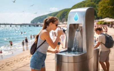 Fontanna miejska z odsalaniem wody morskiej – nadmorskie instalacje zasilane bezpośrednio z Bałtyk