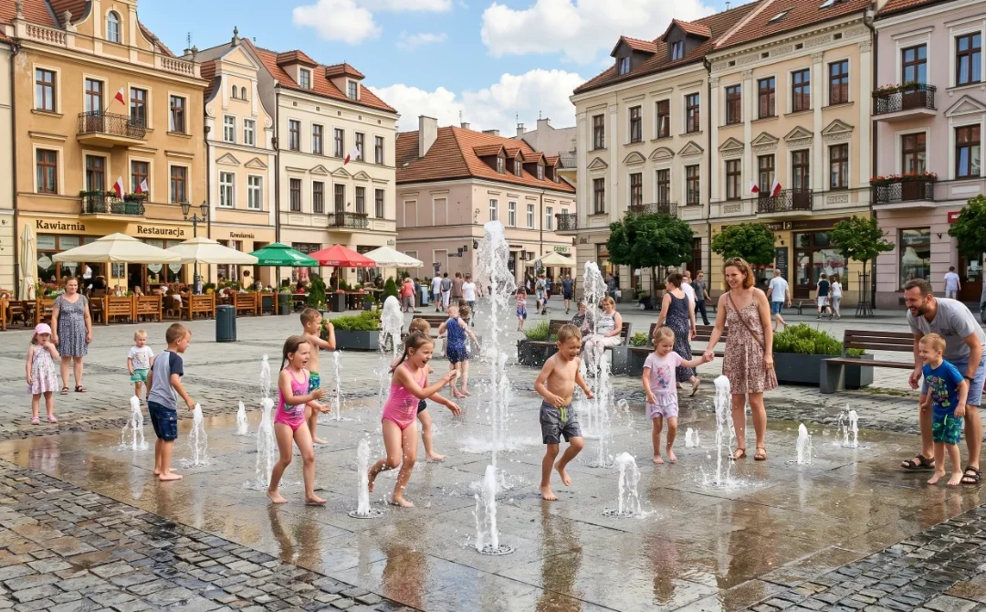 Martwy rynek ożywiony wodą – praktyczny przewodnik po&nbsp;fontannie dla małego miasta