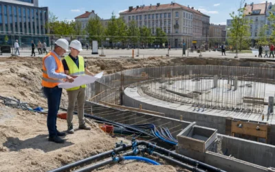 Inspektor nadzoru na budowie fontanny – kto pilnuje wykonawcy i których etapów nie da się już sprawdzić