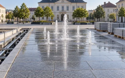 Ile trwa budowa fontanny miejskiej: harmonogram od decyzji budżetowej do rozruchu
